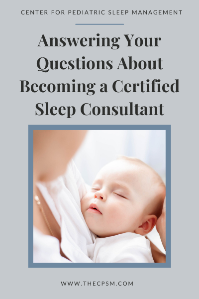 Become A Certified Sleep Consultant