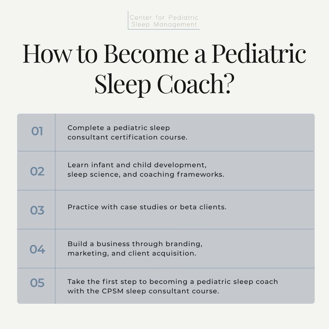 How to Become a Pediatric Sleep Coach