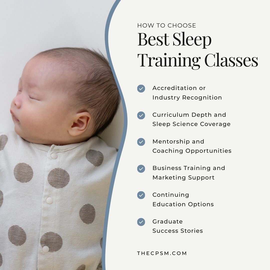 How to Choose the Best Sleep Training Classes