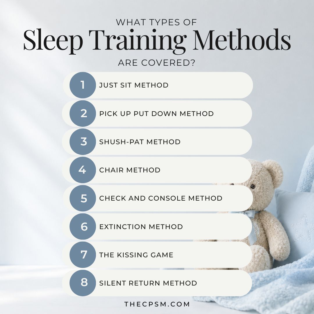 Types of Sleep Training Methods What Types of Sleep Training Methods Are Covered